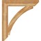 Ekena Millwork Thorton Slat Rough Sawn Bracket, Western Red Cedar, 6"W x 38"D x 42"H BKT06X38X42THR06RWR - alternate 4